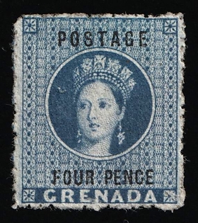 1881 4d Grenada, British Colonies, Queen Victoria