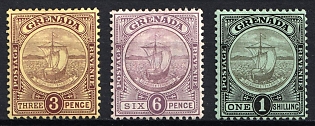 1908-11 Grenada, British Colonies, Badge of the Colony