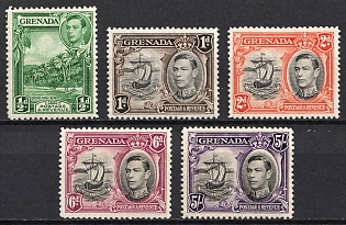 1938-50 Grenada, British Colonies, King George VI