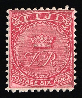 1901 6d Fiji, British Colonies, Perforation 11x11.75