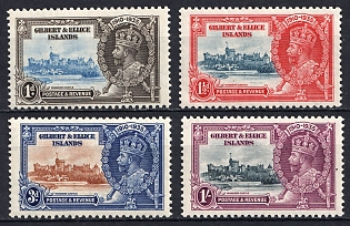 1935 Gilbert and Ellice Islands, British Colonies, Silver Jubilee, Complete Set