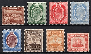 1904-14 Malta, British Colonies, King Edward VII
