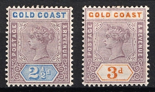 1898-1902 Gold Coast, British Colonies, Queen Victoria