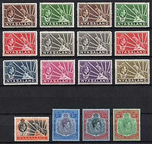 1938-44 Nyasaland, British Colonies, King George VI