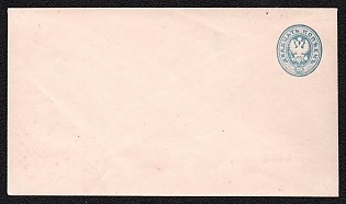 1875 20k Stamped Envelope, Postal Stationery, Light Blue, 145x80mm, 12th Issue