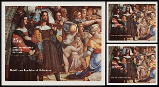 1983 500th Anniversary Birth of Raphael, Kingdom of Bhutan, Souvenir Sheets