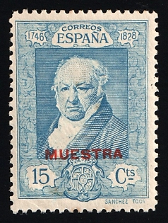 1930 100th Anniversary of the Death of Francisco De Goya Y Lucientes, Kingdom of Spain, Specimen
