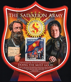 2017 The Salvation Army, Republic of Sierra Leone, Perforated Souvenir Sheet