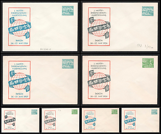 1956 (26-27 May) Federal Republic of Germany, 'Thematic Stamp Exhibition', Covers, Small Thematic Collection, Mint