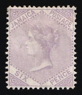 1871 6d Jamaica, British Colonies, Queen Victoria