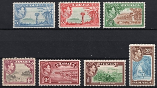 1938-52 Jamaica, British Colonies, King George VI
