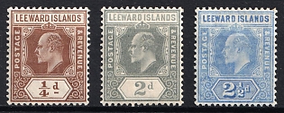 1907-11 Leeward Islands, British Colonies, King Edward VII