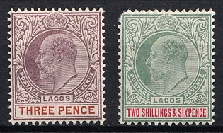 1904-06 Lagos, British Colonies, King Edward VII
