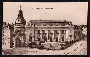 1930 (17 May) French Republic, 'Limoges. Prefecture', Picture Postcard franked with 15c tied by 'Philatelic Exhibition. Limoges' Commemorative Cancellations