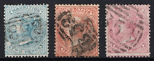 1863-72 Mauritius, British Colonies, Queen Victoria