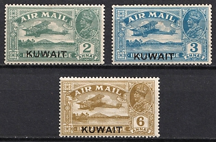 1933-34 Kuwait, British Colonies, King George V, Airmail