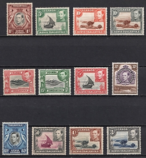 1938-54 Kenya, Uganda and Tanganyika, British Colonies, King George VI