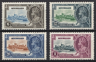 1935 Seychelles, British Colonies, Silver Jubilee, Complete Set