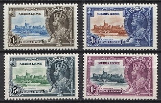 1935 Sierra Leone, British Colonies, Silver Jubilee, Complete Set