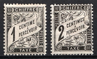 1881-84 France, Postage due