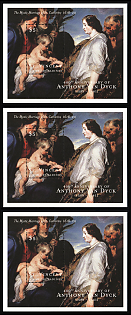 2000 The 400th Anniversary of Anthony Van Dyck, Grenadines of Saint Vincent, Souvenir Sheets