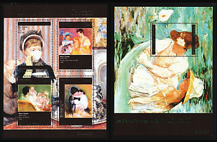 2014 The Great Artists: Mary Cassatt, Togolese Republic, Souvenir Sheets
