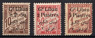 1924 Lebanon, French Colonies, Postage due