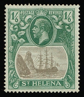 1922-37 1s6d St. Helena, British Overseas Territory, King George V