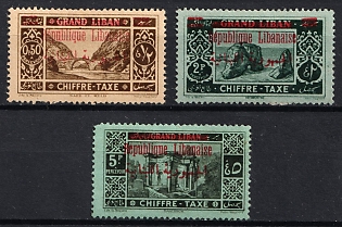 1928 Lebanon, French Colonies, Postage due, Complete Set