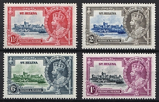 1935 St. Helena, British Overseas Territory, Silver Jubilee, Complete Set