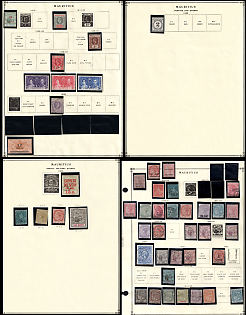 1879-1937 Mauritius, British Colonies, Group of stamps