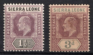 1903 Sierra Leone, British Colonies, King Edward VII
