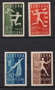 1938 Lithuania, Complete Set
