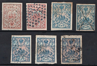 1866 ROPiT, Offices in Levant, Russia, Varieties of Postmarks