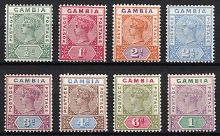 1898 Gambia, British Colonies, Queen Victoria, Complete Set