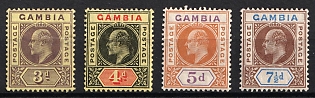 1909 Gambia, British Colonies, King Edward VII
