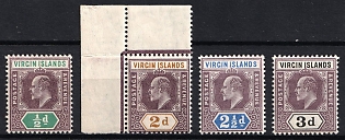 1904 British Virgin Islands, King Edward VII