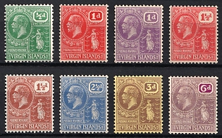 1922-28 British Virgin Islands, King George V