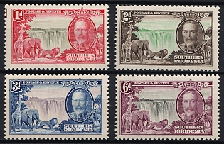 1935 Southern Rhodesia, British Colonies, Silver Jubilee, Complete Set