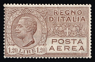 1927 1.20l Kingdom of Italy, Airmail Stamp