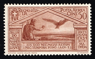 1930 50c Kingdom of Italy, Airmail Stamp