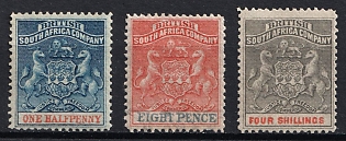 1892-94 Rhodesia, British Colonies, Issue for the British South Africa Company Territory