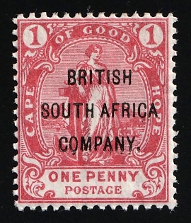 1896 1d Rhodesia, British Colonies, Issue for the British South Africa Company Territory