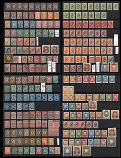 1868-1910 Offices in Levant, Russia, Collection of Different Issues