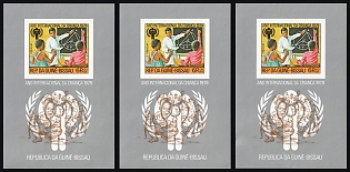 1979 International Year of the Child, Republic of Guinea-Bissau, Imperforate Souvenir Sheets