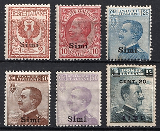 1912-21 Symi, Dodecanese, Aegean Islands, Italian Colonies