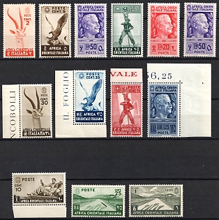 1938 East Africa, Italian Colonies