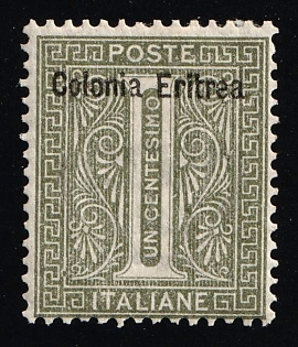 1893 1c Eritrea, Italian Colonies