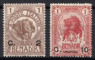 1906-16 Somalia, Italian Colonies