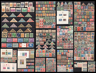 1920-1930 Baltic States, Collection of Stamps